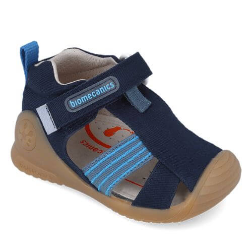 Sandale copii baieti din textil Biomecanics, Albastru - 252175-A089 [4]