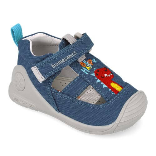 Sandale copii baieti din textil Biomecanics, Albastru - 252177-A556 [4]