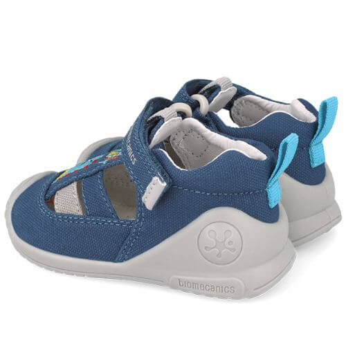 Sandale copii baieti din textil Biomecanics, Albastru - 252177-A556 [5]