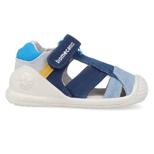 Sandale copii baieti din textil Biomecanics, Albastru - 262186-A008 [2]