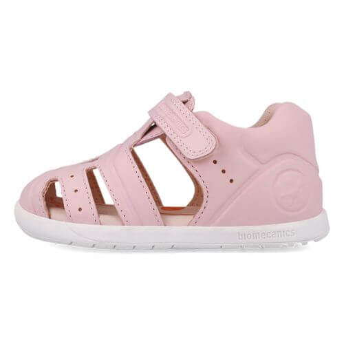Sandale copii fete calapod lat din piele Biomecanics, Roz - 252165-C032 [5]