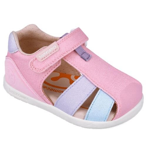Sandale copii fete calapod lat din textil Biomecanics, Lila - 252192-A164 [5]