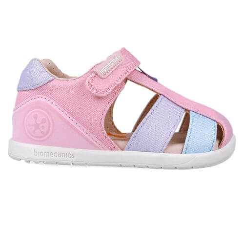 Sandale copii fete calapod lat din textil Biomecanics, Lila - 252192-A164 [2]