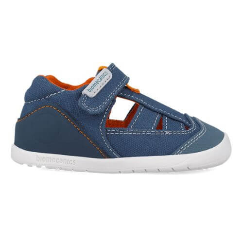 Sandale copii baieti calapod lat din textil Biomecanics, Albastru - 252195-A556 [2]