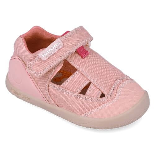Sandale copii fete calapod lat din textil Biomecanics, Roz - 252195-C847 [3]