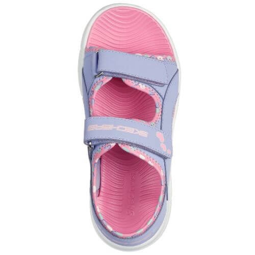 Sandale copii fete din material sintetic Skechers, Lavanda - 303049-LVLP [4]
