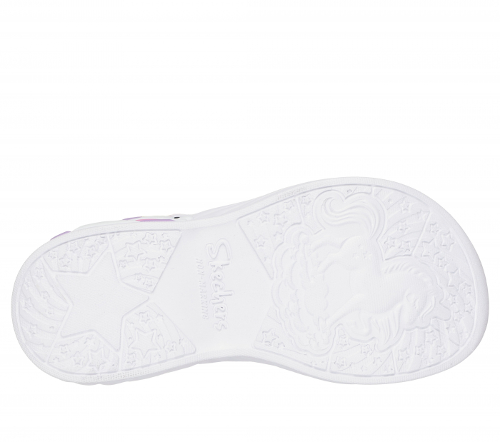 Sandale copii fete cu LED din material sintetic Skechers, Roz - 303107-PKMT [4]