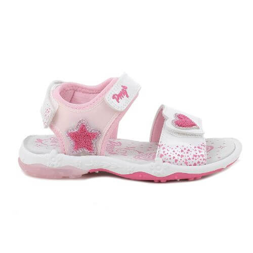 Sandale copii fete din textil Primigi, Roz - 7973500 [2]