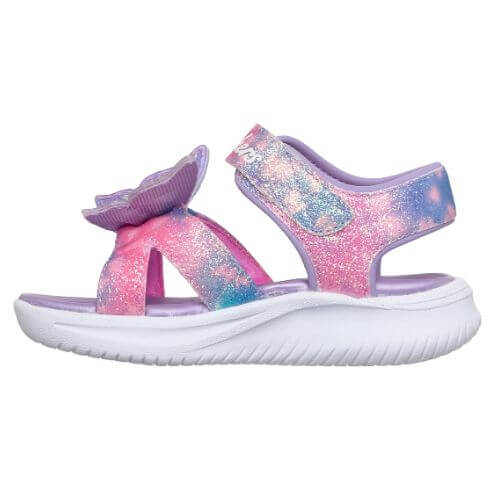 Sandale copii fete cu LED din textil Skechers, Lavanda - 303109-LVMT [5]