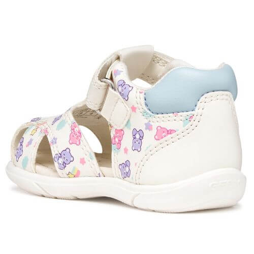 Sandale copii fete din material sintetic Geox, Alb - B556FB_05404_C0270 [3]