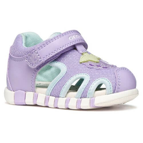 Sandale copii fete din material sintetic Geox, Lila - B6517B_054GN_C8037 [2]