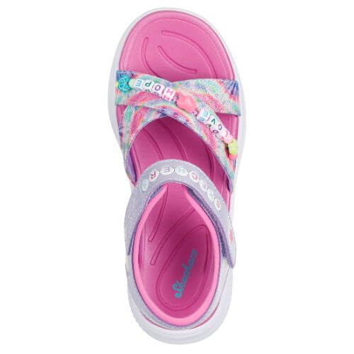 Sandale copii fete din material sintetic Skechers, Lavanda - 303045-LVMT [3]