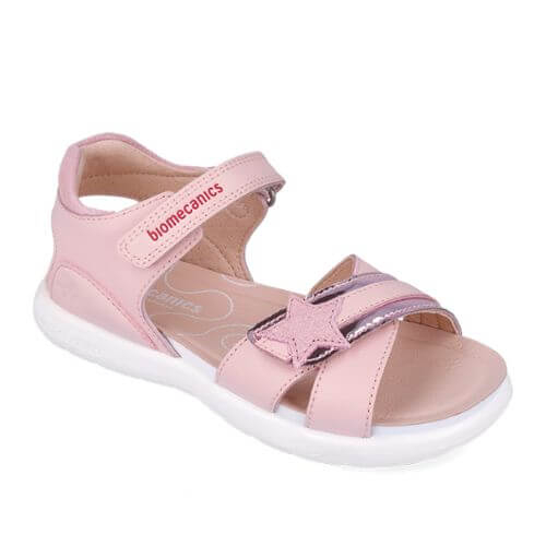 Sandale copii fete din piele Biomecanics, Roz - 252244-A032 [3]