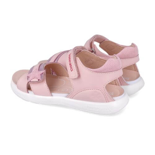 Sandale copii fete din piele Biomecanics, Roz - 252244-A032 [4]