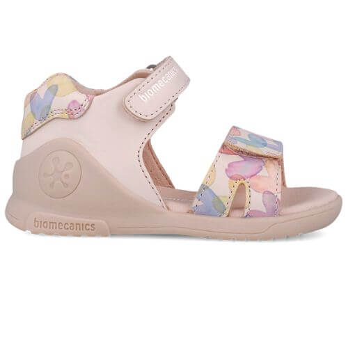 Sandale copii fete din piele Biomecanics, Roz - 252141-A779 [3]