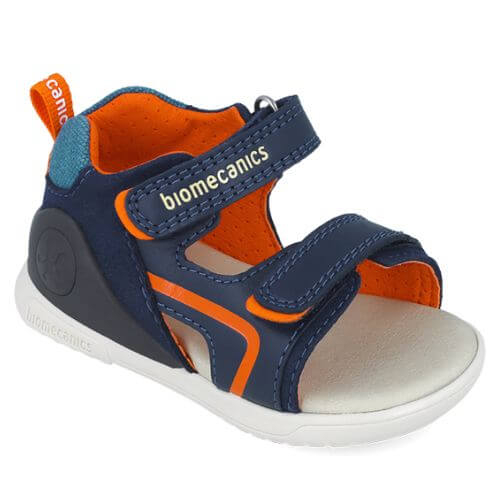 Sandale copii baieti din piele Biomecanics, Albastru - 252146-A183 [3]