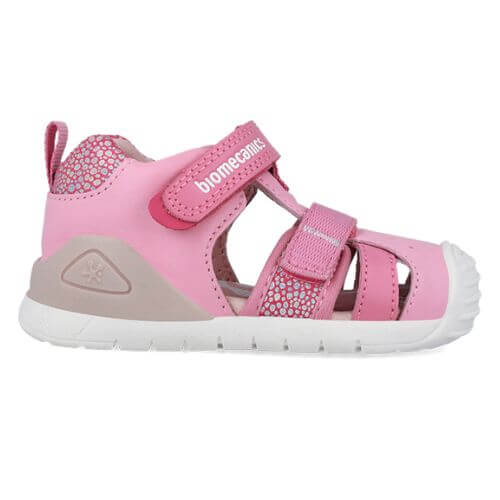 Sandale copii fete din piele Biomecanics, Roz - 262111-A711 [3]