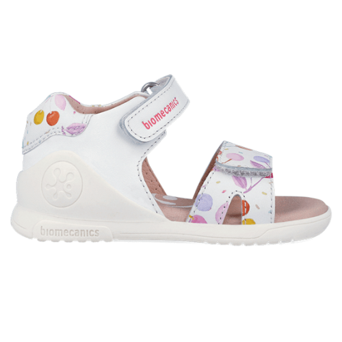 Sandale copii fete din piele Biomecanics, Alb - 262141-A050 [3]