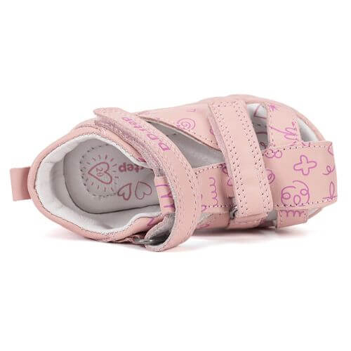 Sandale copii fete din piele DD Step, Roz - G064-61994A [7]