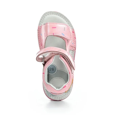 Sandale barefoot fete piele DD Step, Roz - G080-41185C [6]
