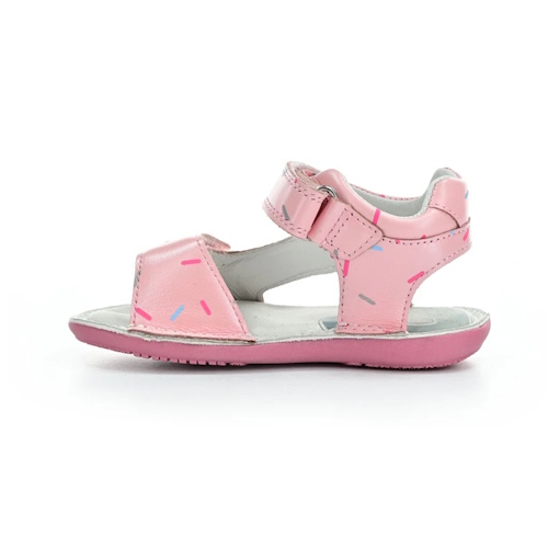 Sandale barefoot fete piele DD Step, Roz - G080-41185C [4]