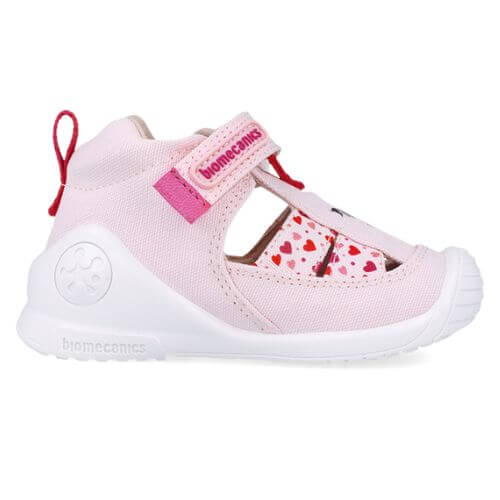 Sandale copii fete din textil Biomecanics, Roz - 252184-C032 [3]