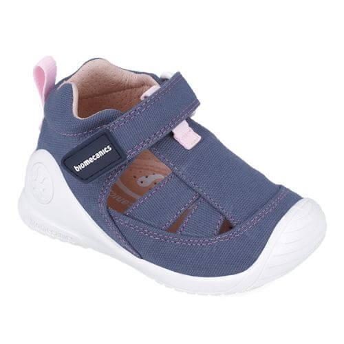 Sandale copii fete din textil Biomecanics, Albastru - 252188-D460 [3]