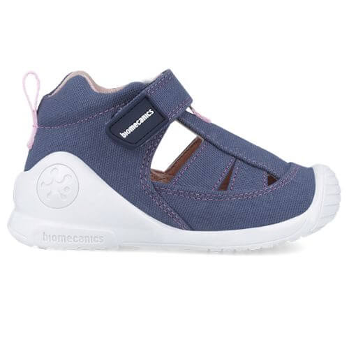 Sandale copii fete din textil Biomecanics, Albastru - 252188-D460 [2]