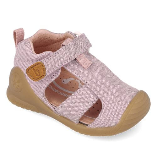 Sandale copii fete din textil Biomecanics, Lila - 252181-A164 [4]