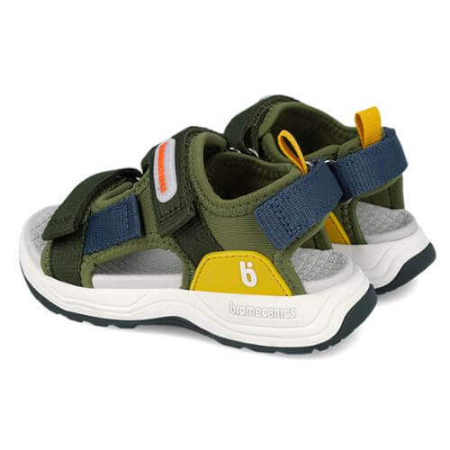 Sandale copii baieti din textil Biomecanics, Verde - 262242-B801 [4]