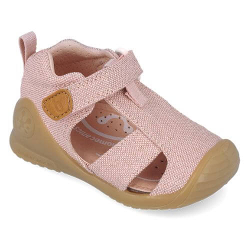 Sandale copii fete din textil Biomecanics, Roz - 252181-B032 [4]