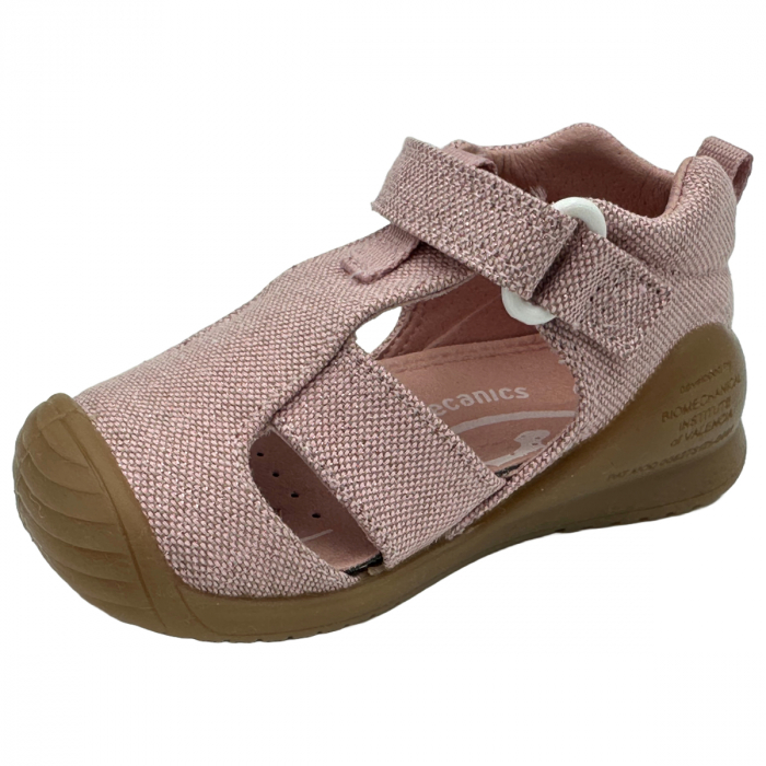 Sandale copii fete din textil Biomecanics, Roz - 252181-B032 [6]