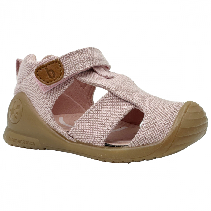 Sandale copii fete din textil Biomecanics, Roz - 252181-B032 [9]