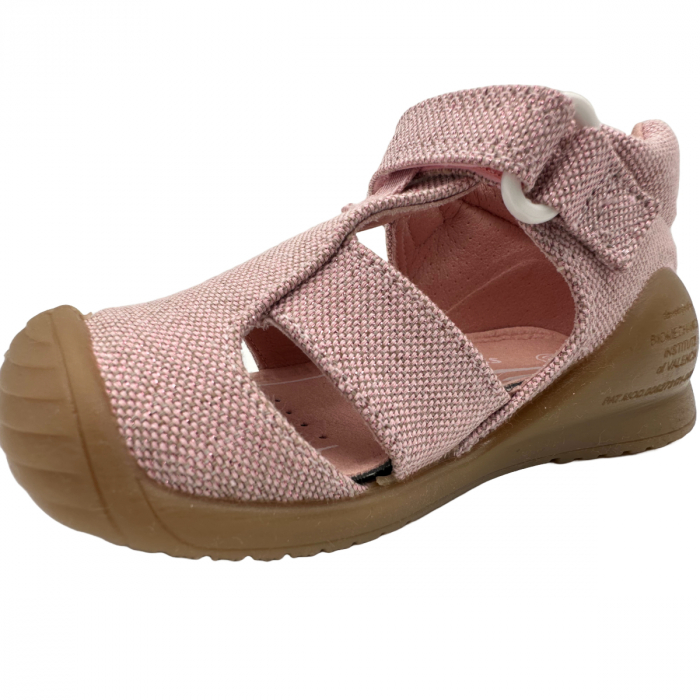 Sandale copii fete din textil Biomecanics, Roz - 252181-B032 [11]