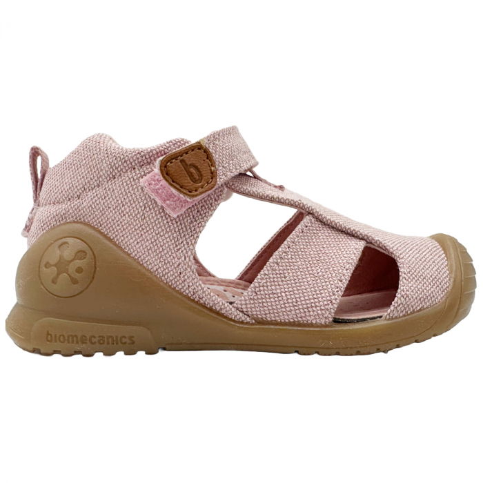 Sandale copii fete din textil Biomecanics, Roz - 252181-B032 [8]