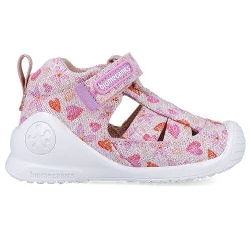 Sandale copii fete din textil Biomecanics, Roz - 252185-A032 [2]