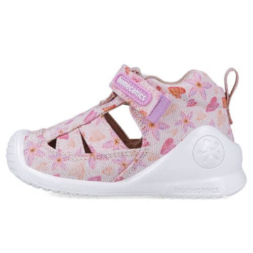 Sandale copii fete din textil Biomecanics, Roz - 252185-A032 [3]