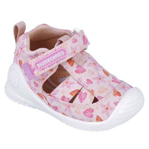 Sandale copii fete din textil Biomecanics, Roz - 252185-A032 [4]