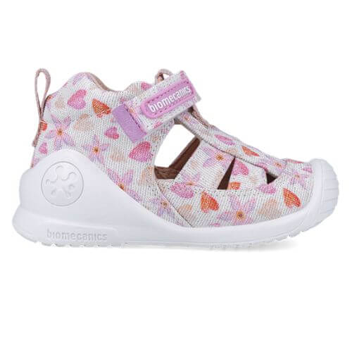 Sandale copii fete din textil Biomecanics, Roz - 252185-B050 [2]