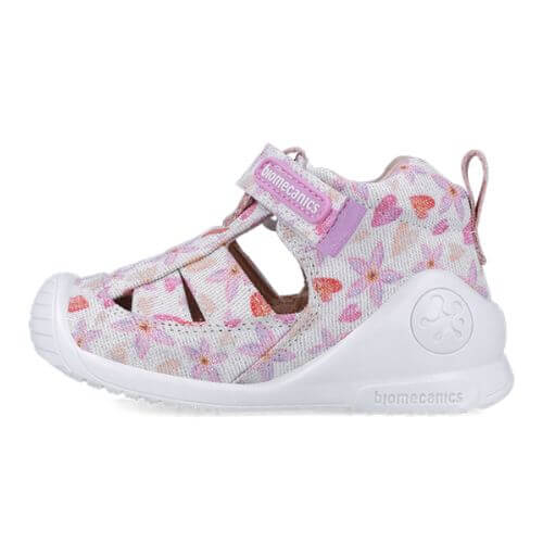 Sandale copii fete din textil Biomecanics, Roz - 252185-B050 [3]