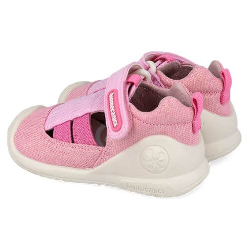 Sandale copii fete din textil Biomecanics, Roz - 262179-D032 [4]