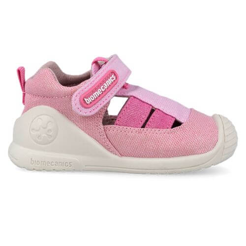Sandale copii fete din textil Biomecanics, Roz - 262179-D032 [3]
