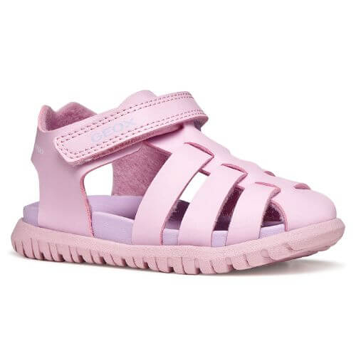 Sandale copii fete din material sintetic Geox, Roz/Liliac - B556BA_000BC_C8842 [2]
