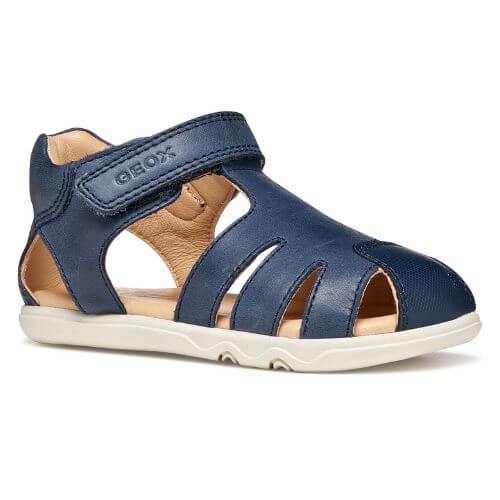 Sandale copii Barefoot baieti din piele naturala Geox, Albastru - B656PC_000CL_C4002 [2]