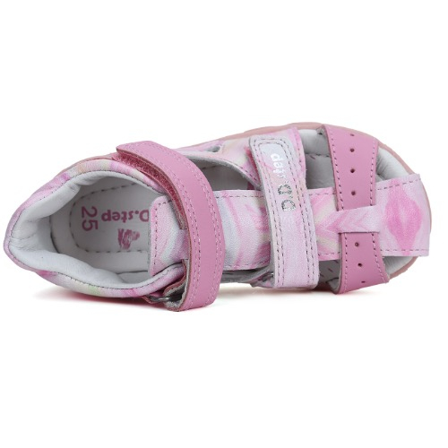 Sandale copii fete din piele DD Step, Roz - G064-41911B [5]