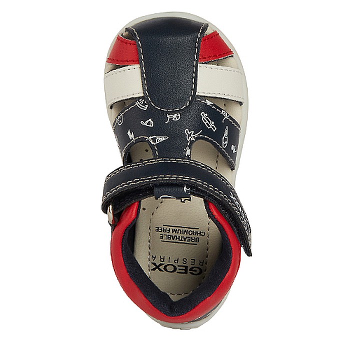 Sandale copii baieti din piele Geox, Negru - B451PC_000BC_C0735 [5]