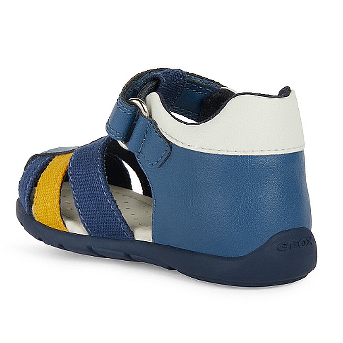 Sandale copii baieti din piele Geox, Albastru - B451PC_05410_C4B2V [4]