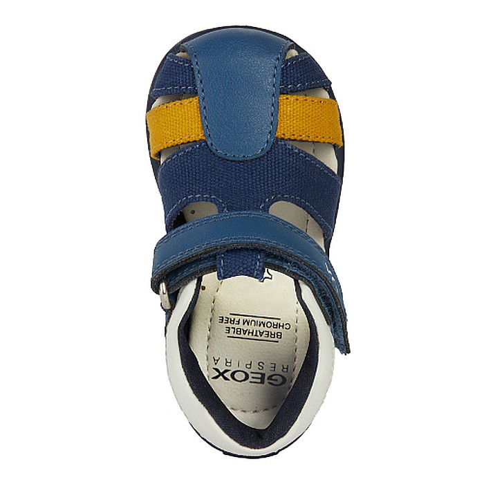 Sandale copii baieti din piele Geox, Albastru - B451PC_05410_C4B2V [5]