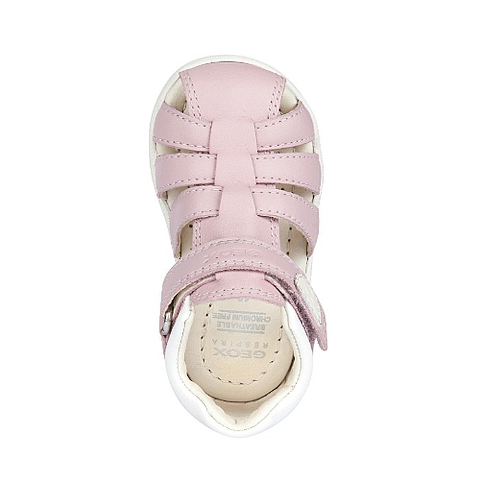 Sandale copii fete din piele Geox, Roz - B254WB_08554_C8011 [5]