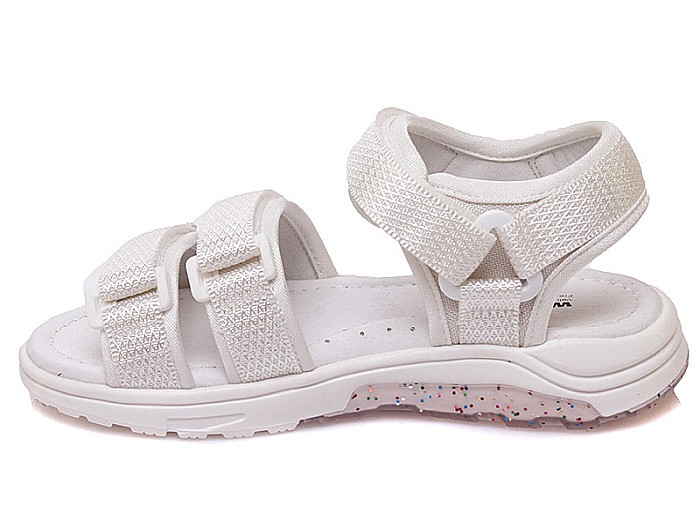 Sandale copii fete din textil Weestep, Alb - R539051025 W [2]